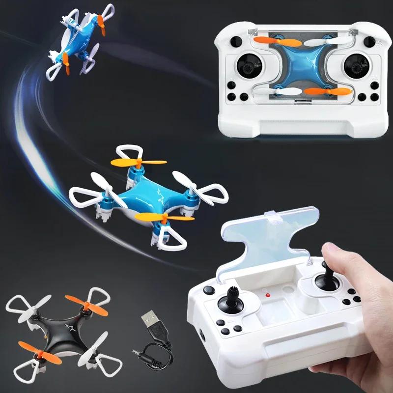 Mini Drones Remote Control Aircraft New Children's Toy Micro Aircraft Fixed Height Quadcopter Break-resistant Kid's Toy Airplane
