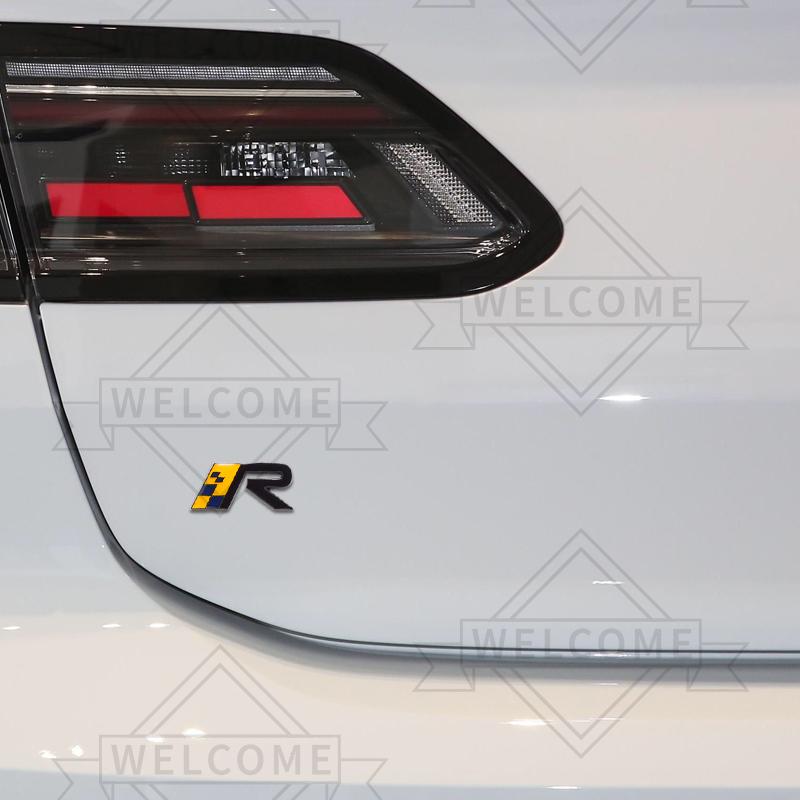 3D Car Stickers R Design AWD Moose Test Emblem Auto Body Badge Trunk Decal For Volvo XC90 XC40 S60 S90 V60 V90 XC60 Accessories