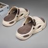 2025 neue Sommer Herren Hausschuhe dicksohlige rutschfeste Ein-Wort-Pantoletten Herren Casual Strand Sandalen für drinnen und draußen