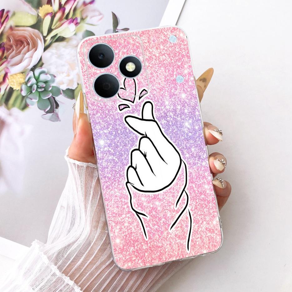 For Realme Note 80 4G Case RMX5388 Cute Cat Flowers Painted Cover Soft Silicone Case For Realme Note 80 Note80 Back Cover Fundas