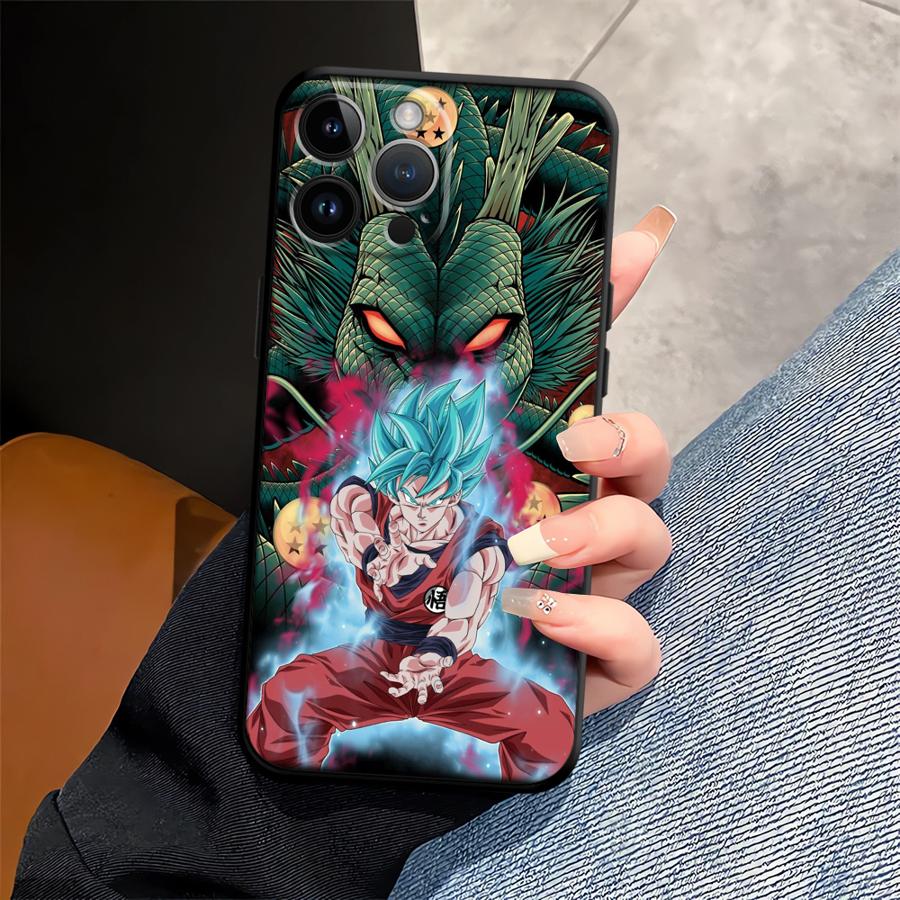 Funda Phone Cover Phone Case for Apple iPhone 11 17 Pro Max 15 Pro 7 8 XR XS MAX 16 12 Air 14 13 Goku Cool Dragon Ball