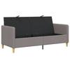 Storage Sofa in Taupe 172 x 78 x 87 cm Polyester
