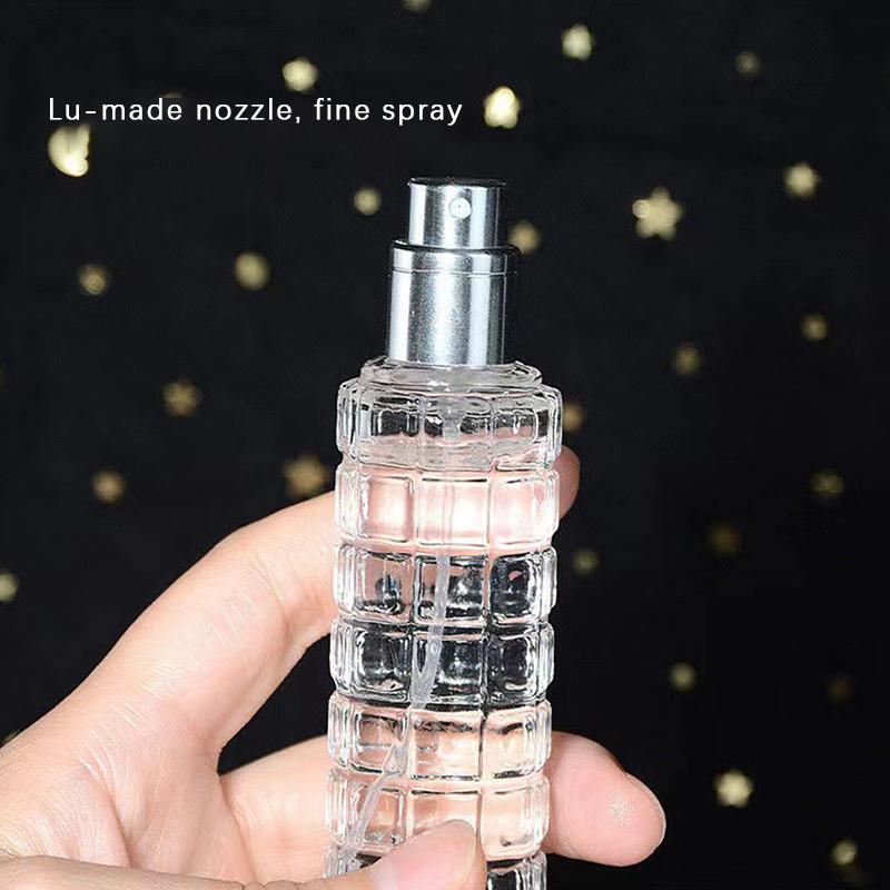 1Pc 30Ml Glass Perfume Bottle Portable Refillable Travel Cosmetic Container