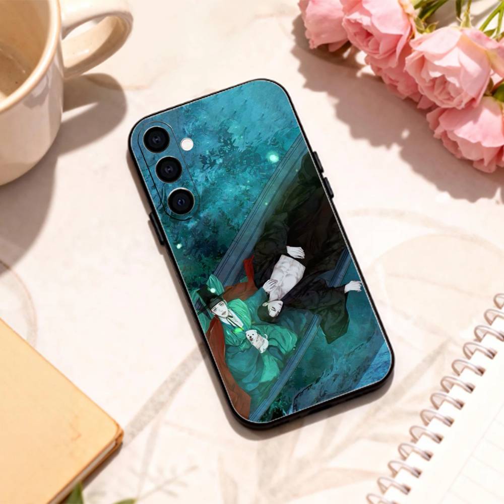 

B-BL The G-Ghost s Nocturne phone Case For Samsung Galaxy A73,A72,A71,A70,A53,A52,A51,Others Soft Black Shell Samsung a73 5g