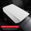 Car White Console Lid Cover - Armrest Box Panel Cover Trim For Tesla Model 3 / Y