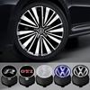 2026 New 4Pcs 60MM/63MM/68MM Car Wheel Center Hub Caps Covers Badge for Volkswagen VW GTI Rline Scirocco MK7 CC Golf Polo Tiguan Touareg