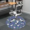 1pc Panda Bamboo Office Round Area Rug, Indoor Mat Suitable For Office, Under Office Chairs Bedroom Living Room Home Decor, Room Deco187