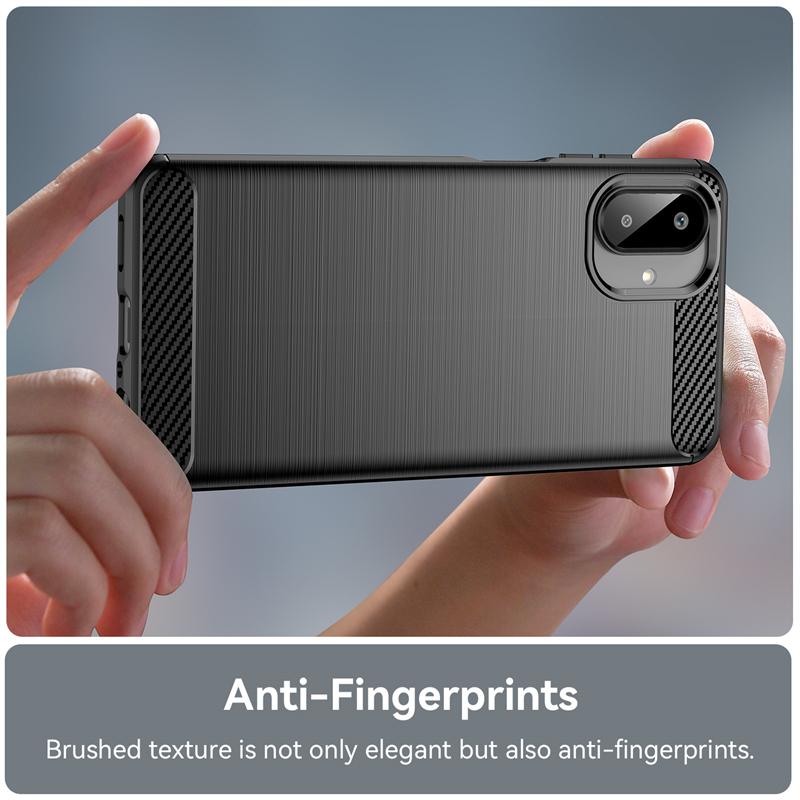 Soft TPU Funda For Samsung Galaxy M07 Shockproof Silicone Carbon Fiber Back Cover Samsung M07 Phone Case For Samsung M07 Case