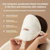 1Pcs New 3 Holes Hot Compress Towel Absorbent Soft Facial Steam Towel Reusable Gentle Skin Care Mask Home Spa Daily