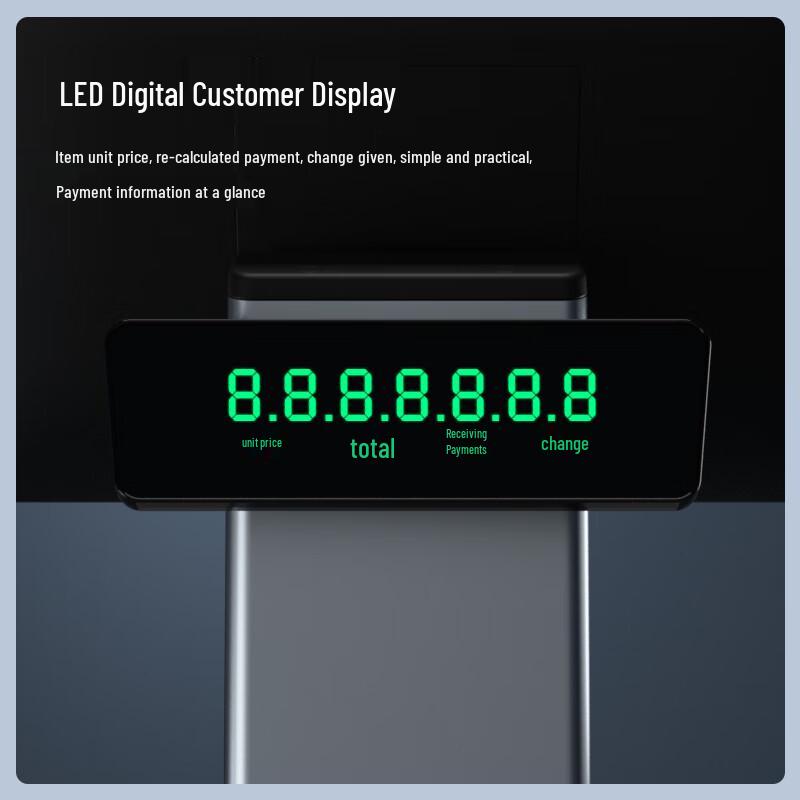 AI Smart Touchscreen POS Scale CN plug (adapter included)