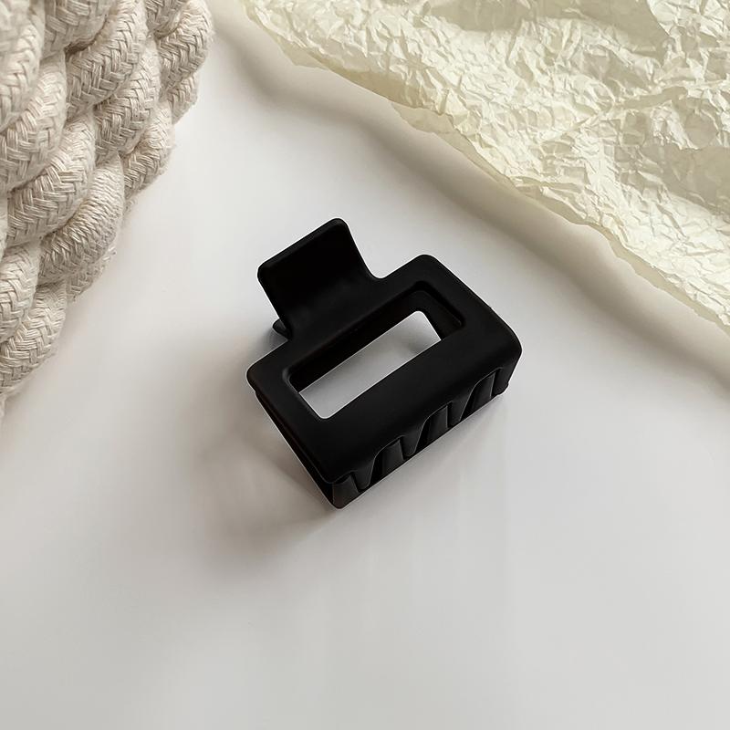 

Мини-квадратные заколки для волос 5 см, корейские простые матовые заколки-крабы для головы, модная заколка для хвостика, аксессуары для волос для девочек