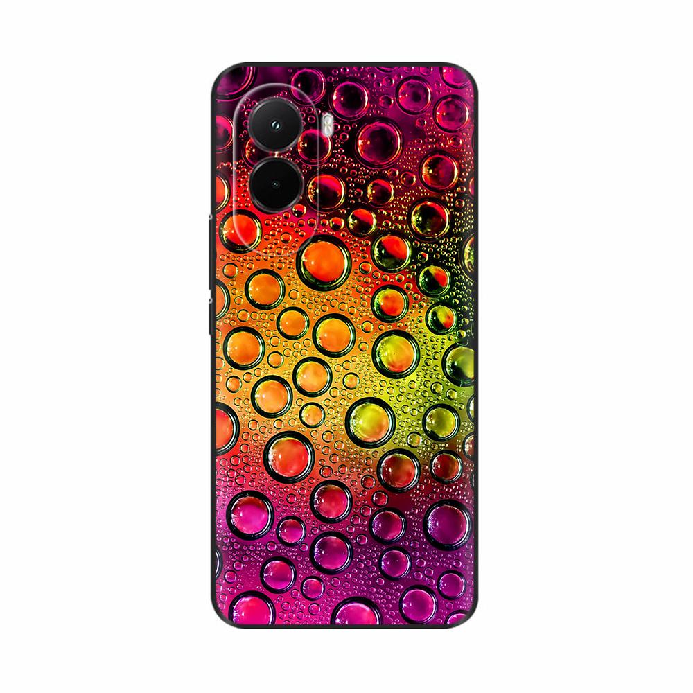 For Poco M7 4G Case Flowers Cartoon Animals Cool Style Soft Silicone Black Phone Cover For Xiaomi Poco M7 Case Fundas M 7 Bags