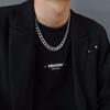 Men Titanium Steel Fashion Jewelry Men Necklace Couple Necklace Cuban Chain Necklace Clavicle Chain