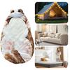 Animal Sleeping Bag Washable Warm Cats Envelopes Sleeping Bag For Camping Travel Sleepovers Home Lounging Floor Bed Relaxation