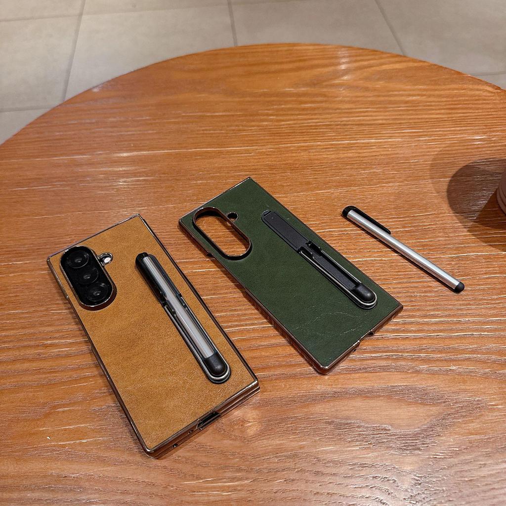 Electroplated Touch Pen Stand & Protective Case for Samsung Z-Fold 7/6