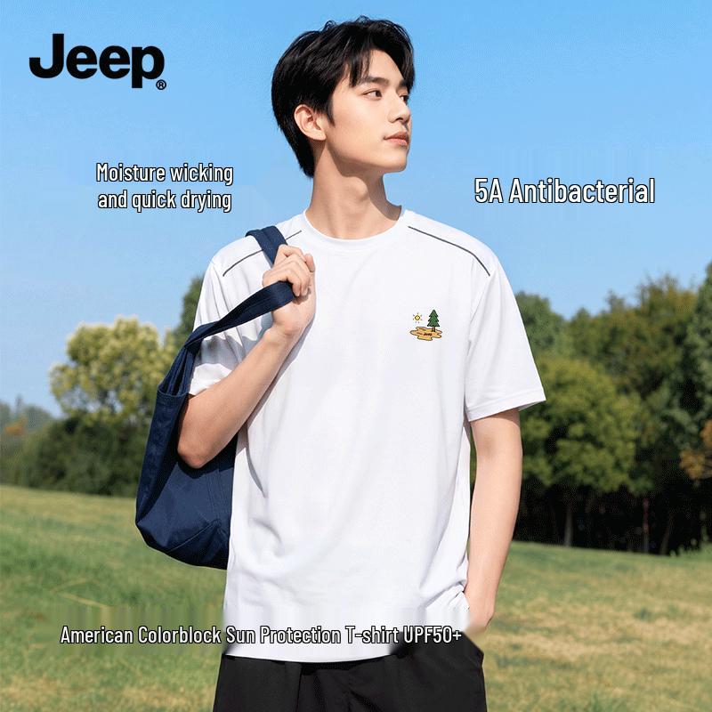 JEEP Men s 2026 Summer Quick-Dry Sport T-Shirt 4XL