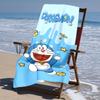Proof Beach Towel with Doraemon Pattern - Soft,absorbent,quick-drying,machine Washable - Perfect for Swimming,camping,bathing