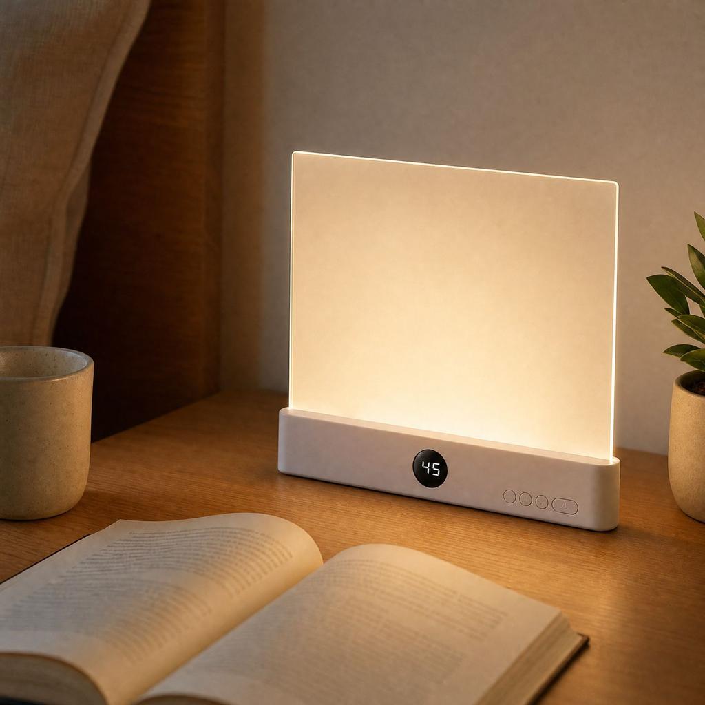 Rechargeable Bedside Reading Light for Tablet, Portable Clip- LED Book Lamp for Night Reading