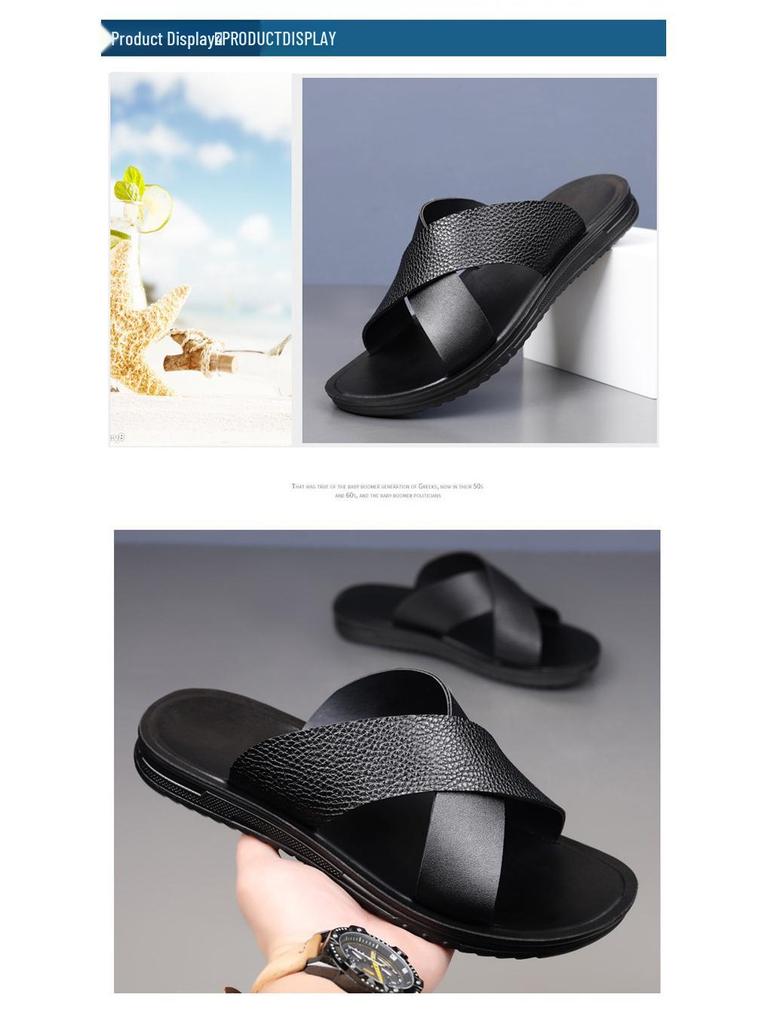 Men's Trendy Non-slip Breathable Sandals - Summer 2025