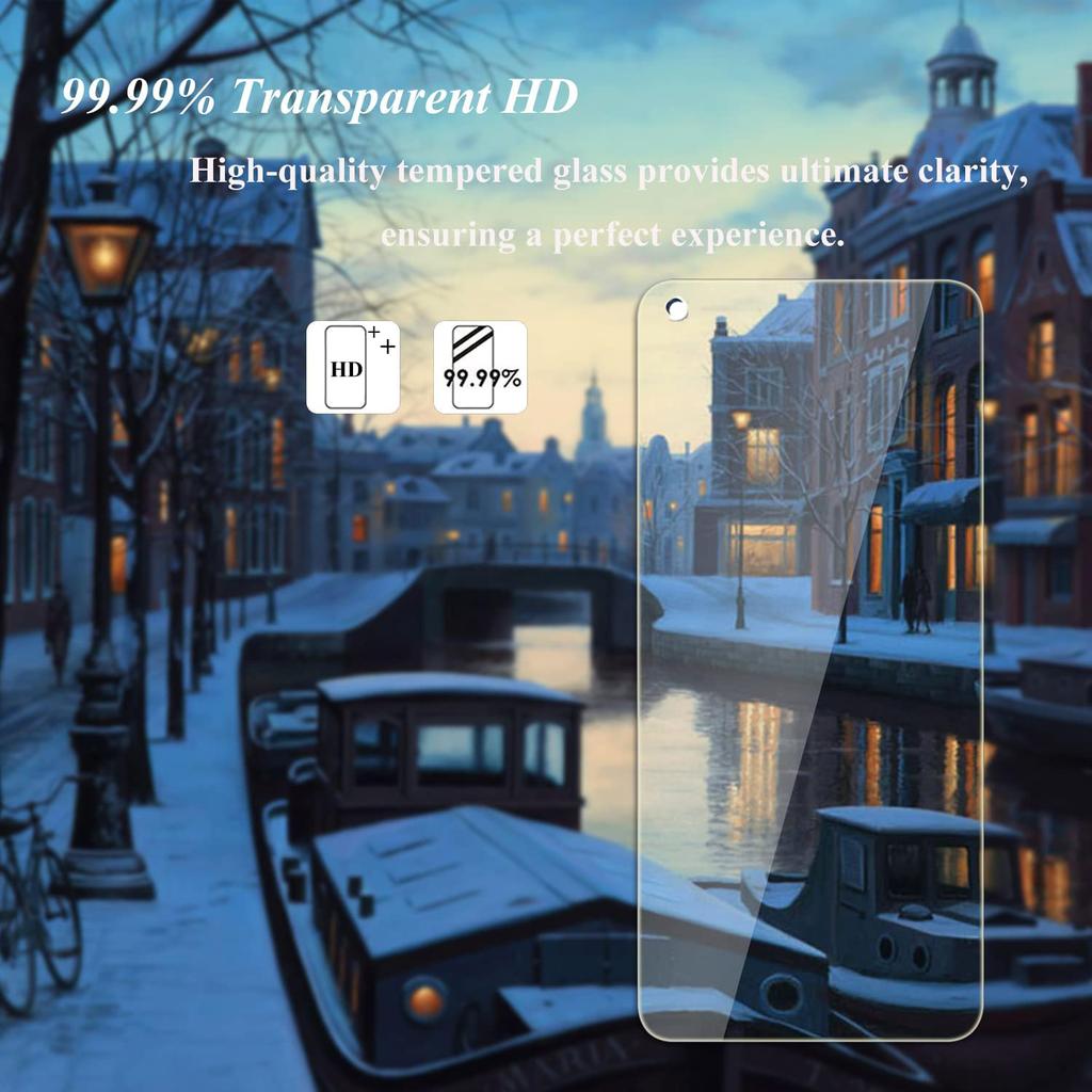 4 Stück hochwertiges gehärtetes Glas für Oppo A53 A53s 5G Displayschutzfolie