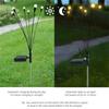 Solar Powered Garden Lights Firefly Lights 6/8/10 LED Outdoor Waterproof Vibrant Swaying Lights for Patio Pathway Decoration