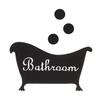 3D Mirror Wall Sticker Funny Door Entrance Sign Kids Men Women Bathroom DIY Wall Stickers Decals Bar Home Decor