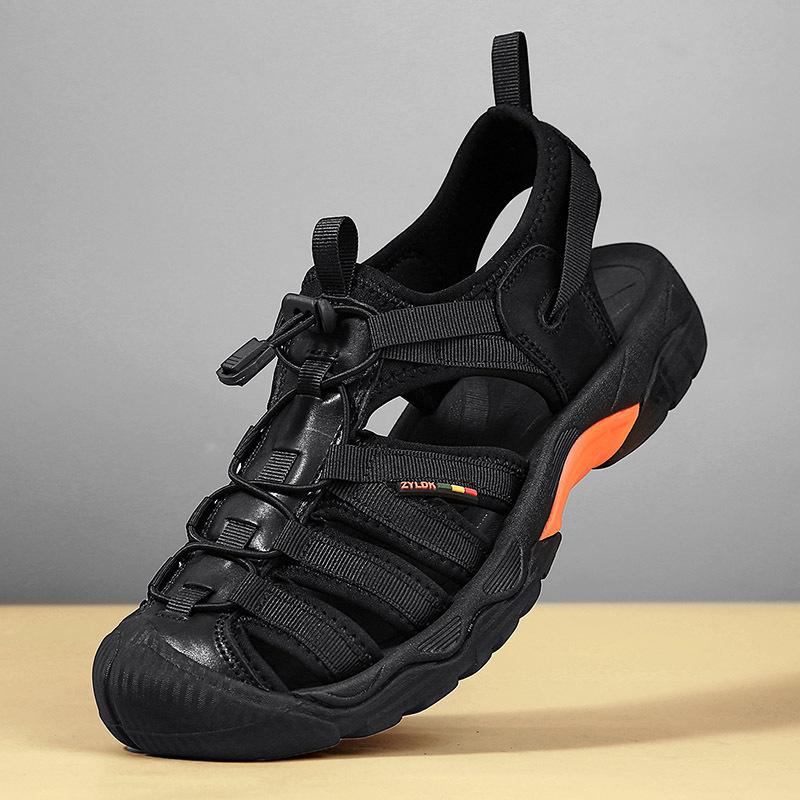 Summer men's sandals foreign trade large size breathable sandals outdoor light hollow shoes casual fashion men's sandals