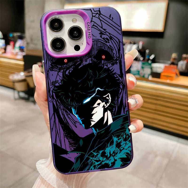 Custodia per Telefono Anime Solos Levelings per Samsung Galaxy S26 S25 S24 S23 S22 S21 S20 Note20 FE Ultra Edge Plus 4G 5G Anti Caduta Opaca