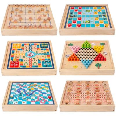 Multifunctional Children's Board Game: Five-in-a-Row, Chess, Flying Chess, Interactive Parent-Child Play