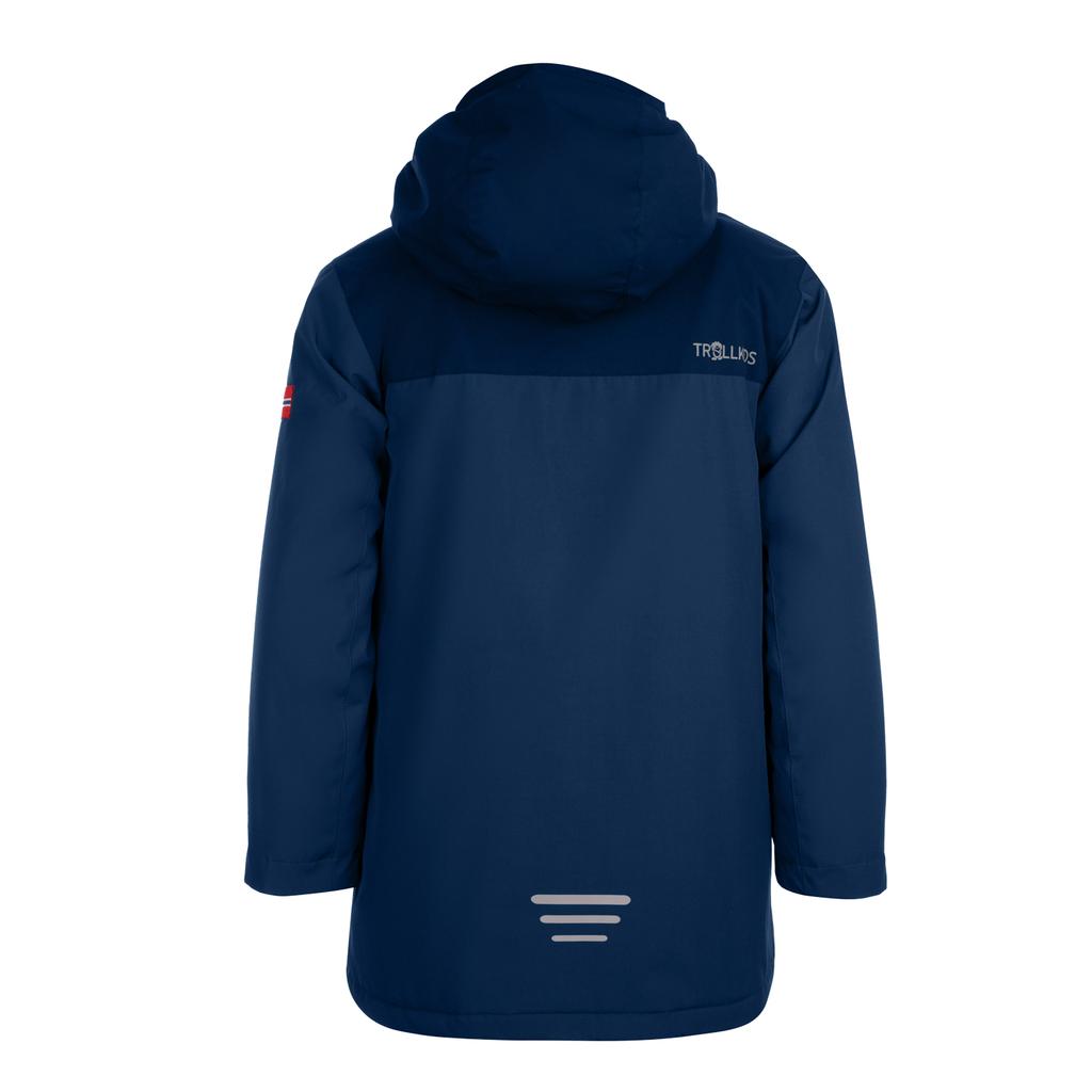 Trollkids Kids Gudvangen Jacket Insulated Children's Waterproof for Children Navy Blue (354-142)