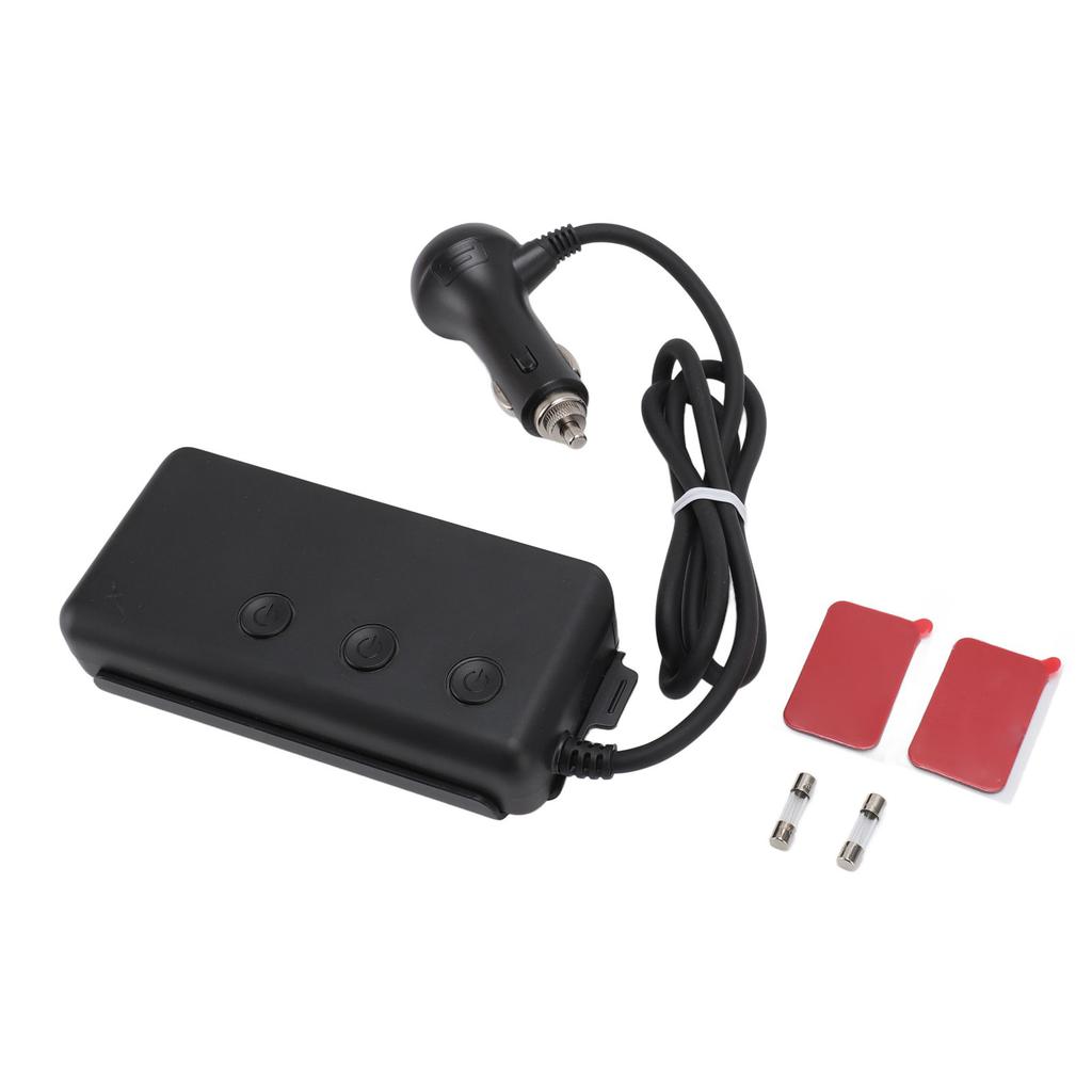 Cigarette Lighter Adapter 3 Socket 3 USB QC3.0 Multifunction Car Cigarette Lighter Splitter Power Adapter Outlet DC