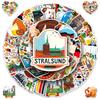 50Pcs Outdoor Scenic Tourism In Germany Graffiti Stickers Beautiful Scenery Cartoon Decal Notebook Phone Suitcase Kid Toys