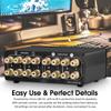 Douk Audio VU3 Dual Analog VU DB Panel Display Audio Switcher Box Meter, 2-Way Amp/Speaker Switch,