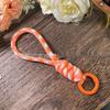 Color-Block Knotted Detachable Phone & Keychain Lanyard