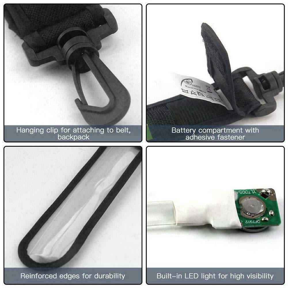 Safety Armband Strap Light Reflective Decor Reflective Belt Strap Reflective Lighting Pendant