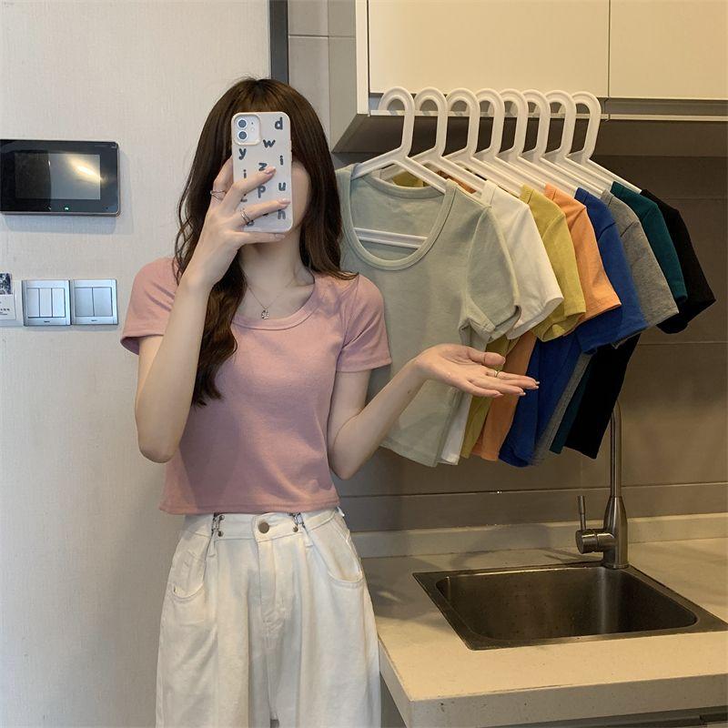 Damen Oversized Sweatshirt Gestreift - Langarm Rundhals Y2K Style