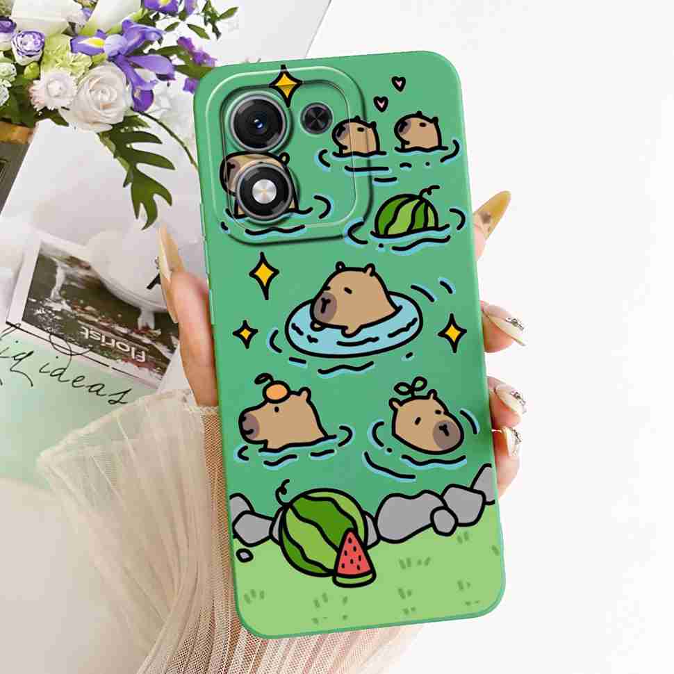 

For Honor X70i 5G Casing ABR-AN00 Soft Silicone Astronaut Panda Painted Cover For Huawei Honor X 70i X70i 5G Phone Cases Honor X70i