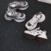 Suction film sole dad shoes women's 2025 spring and summer new thick sole heightening retro sports shoes women's casual versatile shoes children