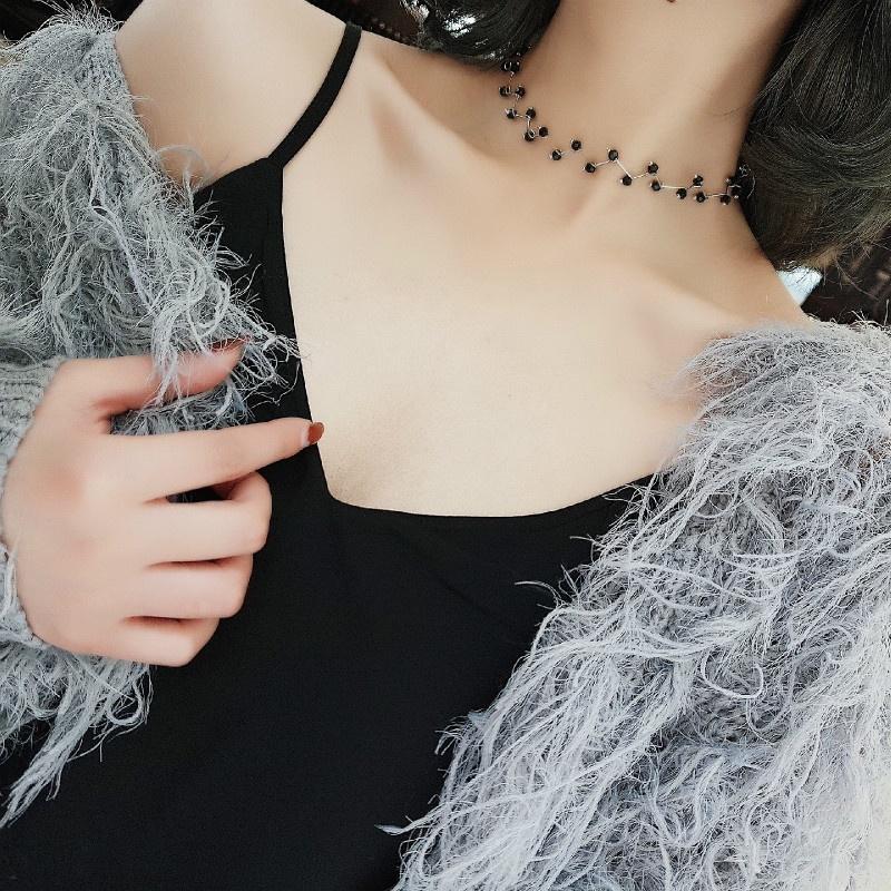 Short Simple Simulated Pearl Clavicle Chain Female Creative Sweet Student Neck Jewelry Necklace