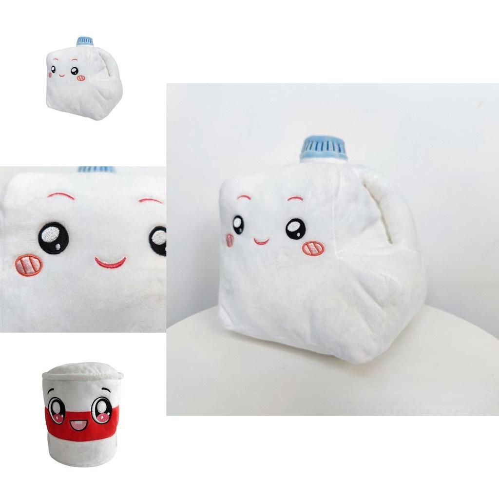 Soft And Cuddly Lankybox Plush Toy Milky Shark Tree Barrel Stuffed Doll