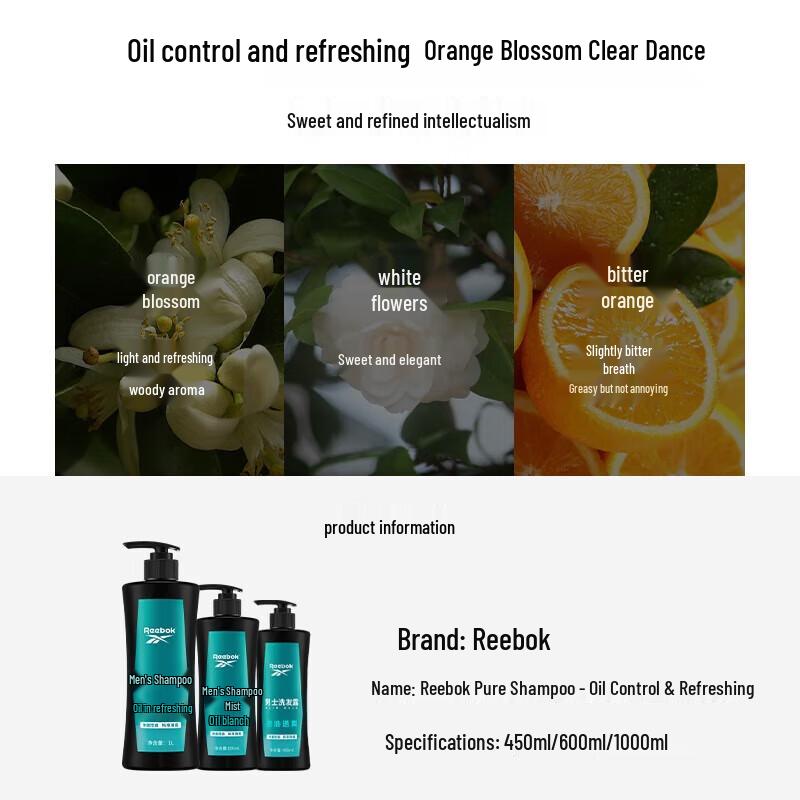 Reebok Men s Oil Control & Anti-Dandruff Shampoo