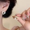 Women's White Sweetie Butterfly Earrings