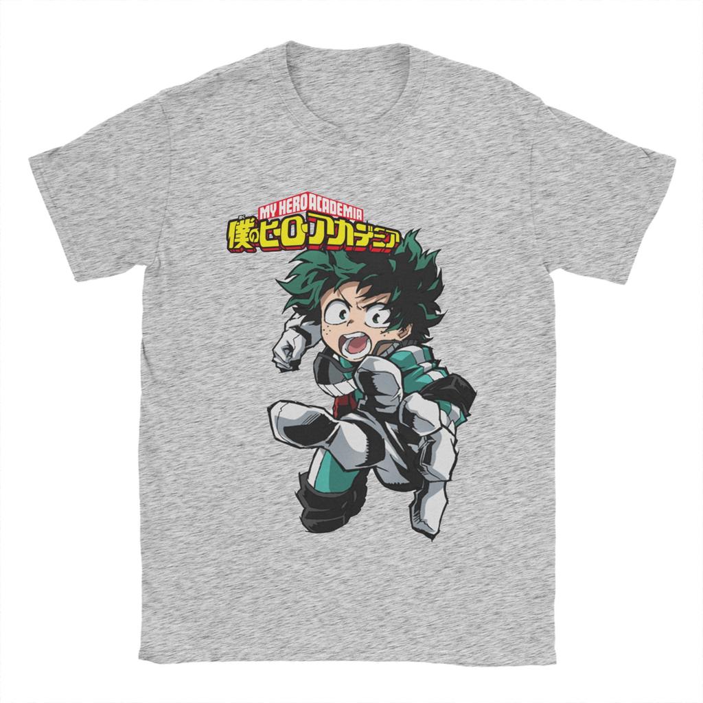 My Hero Academia Deku T-Shirt Unisex 100%Cotton Tops Funny  O-neck Short Sleeve