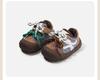 Kids' Cotton Spliced Upper Sports Shoes: Winter Plaid Walking Shoes with Double Shoelaces for Boys and Girls