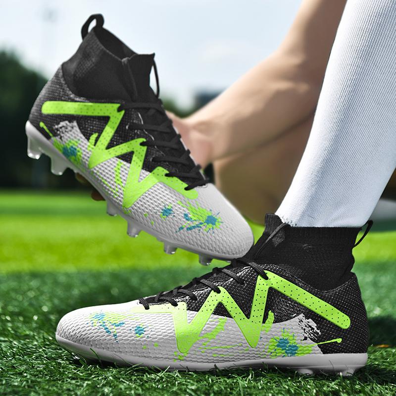 Мужские футбольные бутсы с высоким берцем — фото 16