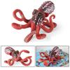 Wild Large Octopus Model Plastic Ocean Animal Statue  for Home Decor Office Display