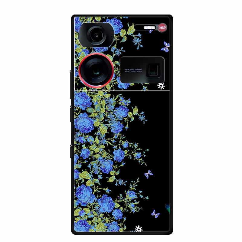 6.8" For ZTE Nubia Z60 Ultra Case Shockproof Black Silicone Soft Phone Case For ZTE Nubia Z60 Ultra Back Cover Case Cute Cartoon