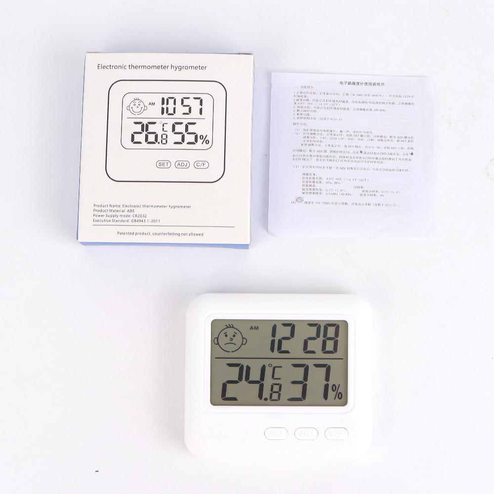 LCD Digitales Thermometer Innen-Hygrometer Mini-Wetterstation Für Zuhause 80M Feuchtigkeitsmesser Sensoranzeige Mit Daten