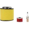 ATV Air Filter & Oil Filter & Spark Plug Tune Up Kit for TRX250EX TRX250X Recon 250 TRX250TE TRX250TM