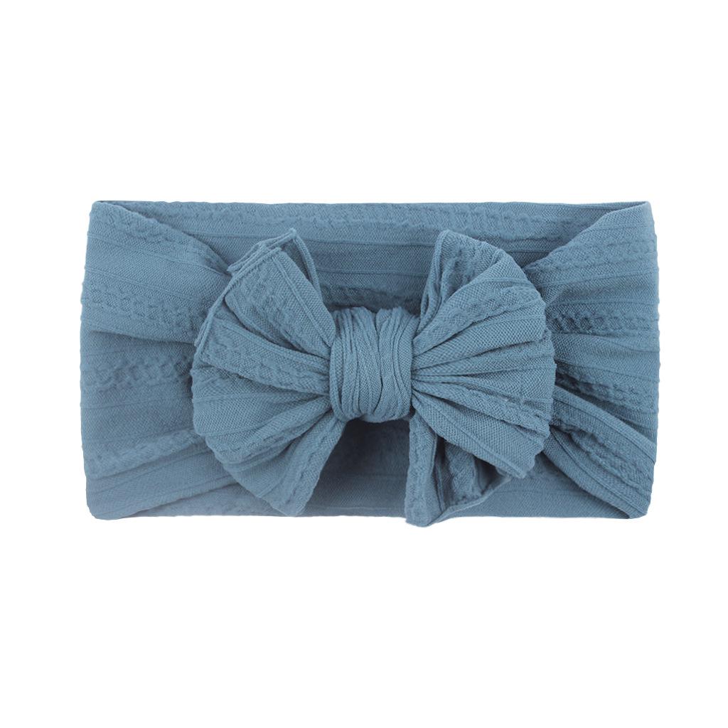 2022 Soft Nylon Jacquard Baby Headband - Elastic & Stylish Children's Hair Accessory